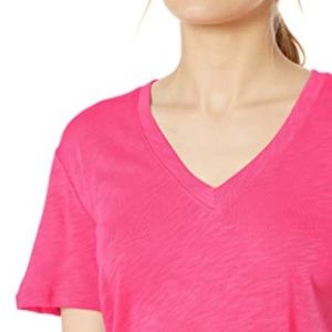 Splendid Women's Short-Sleeve V-Neck Slub Tee